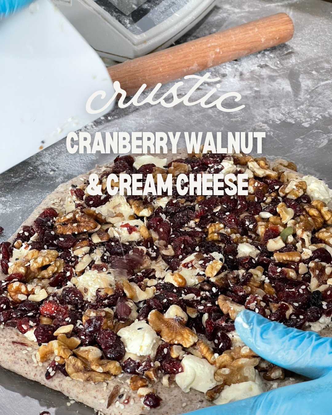 PekoPeko - Crustic Twist ไส้ Cranberry Cream Cheese Walnut