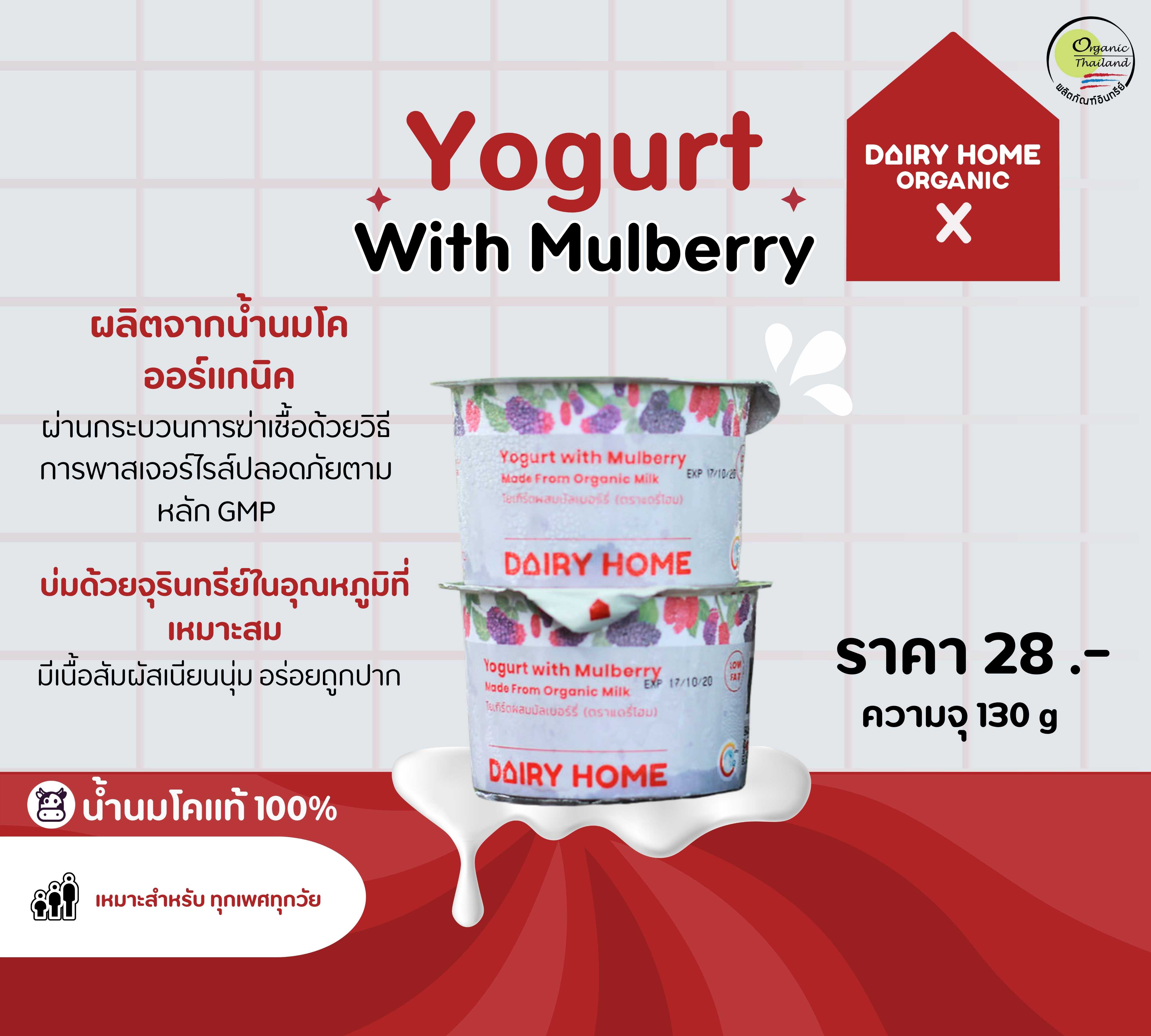 โยเกิร์ต ผสมมัลเบอร์รี่