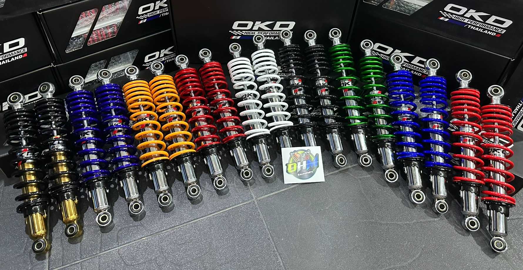 OKD รุ่น BIGWAVE ใส่เวฟ ( 125R / S / ไฟเลี้ยวบังลม / 110i ต่ำกว่า2019/ 125i ต่ำกว่า2023) สูง320มิล