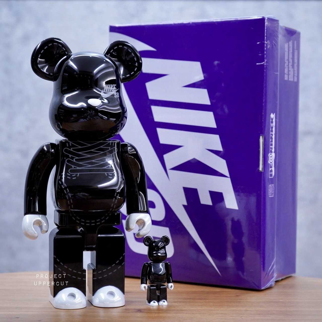 BE@RBRICK 400%+100% NIKE SB 2020 Black [New]