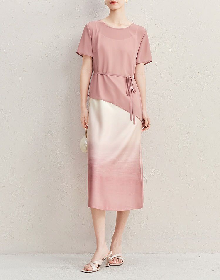 #bjtwotonedress250715 (990THB)