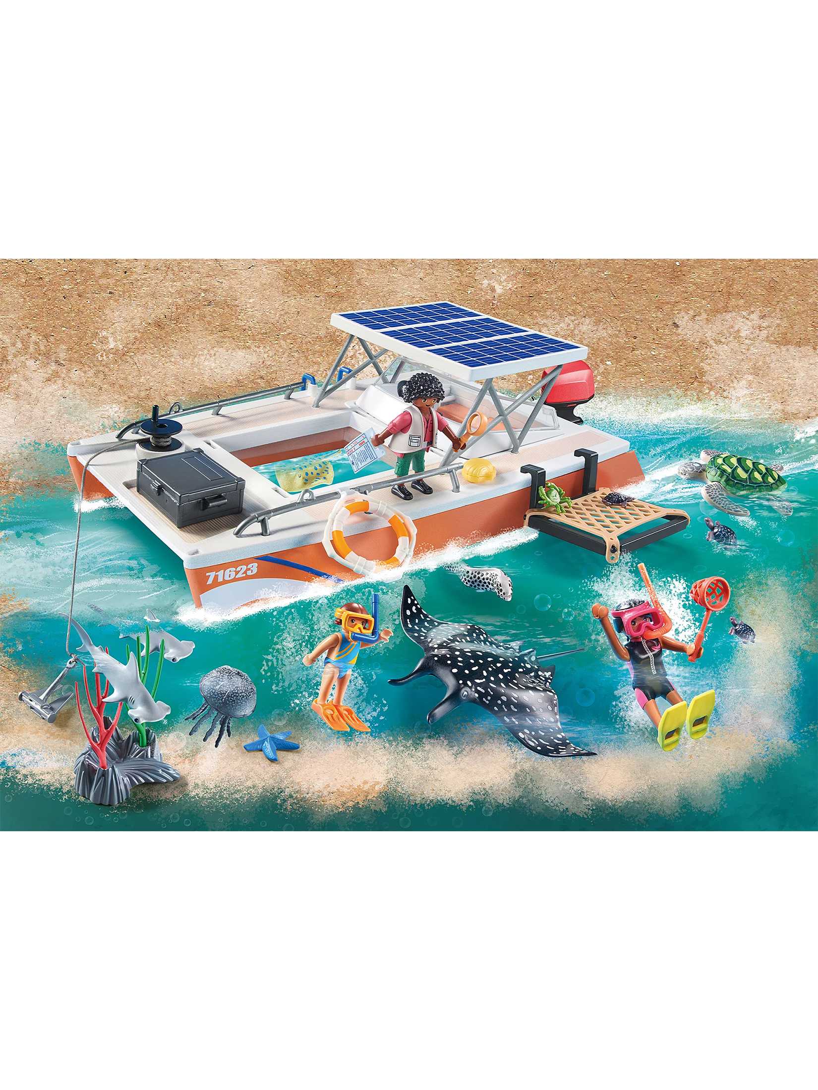 Playmobil 71623 Wiltopia Coral Reef Examination วิลโทเปีย การสำรวจแนวปะการัง