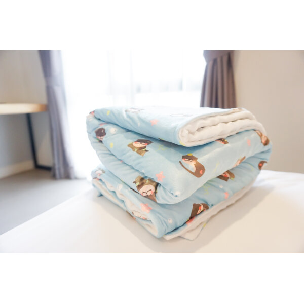 Huglory Minky Dot Cover