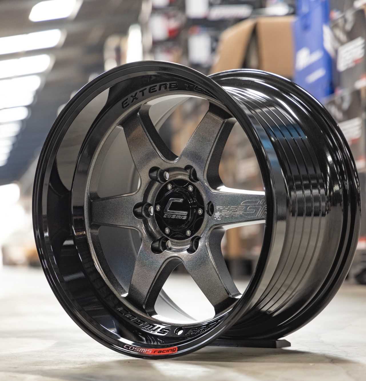แม็กซ์ TYPE-G RACING(YA9968) 18X9.5 6X139.7 ET22 CB.106 POWERSILVERBLACK-LP(BLACK)Custom