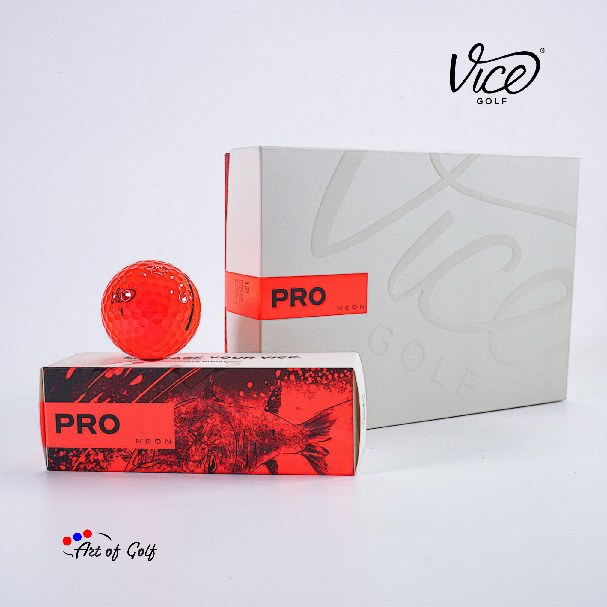 Vice Golf - Pro (Neon Red)