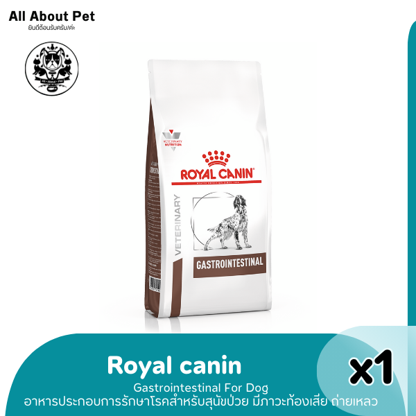 RC GASTROINTESTINAL DOG 2 kg. สุนัขโต ถ่ายเหลว การย่อย-ดูดซึมอาหารผิดปกติ 2 kg.