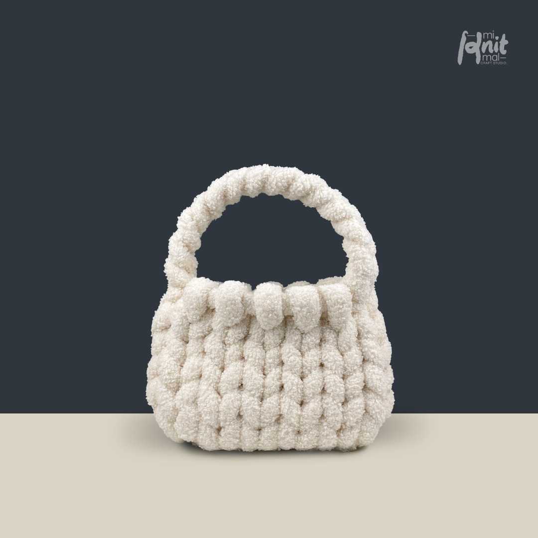 Chunky yarn bag - Fluffy