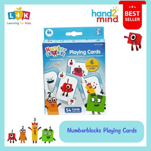 [อายุ 3+] กิจกรรมการ์ดนัมเบอร์บล็อก (Numberblocks : Playing Cards) [Learning Resources]
