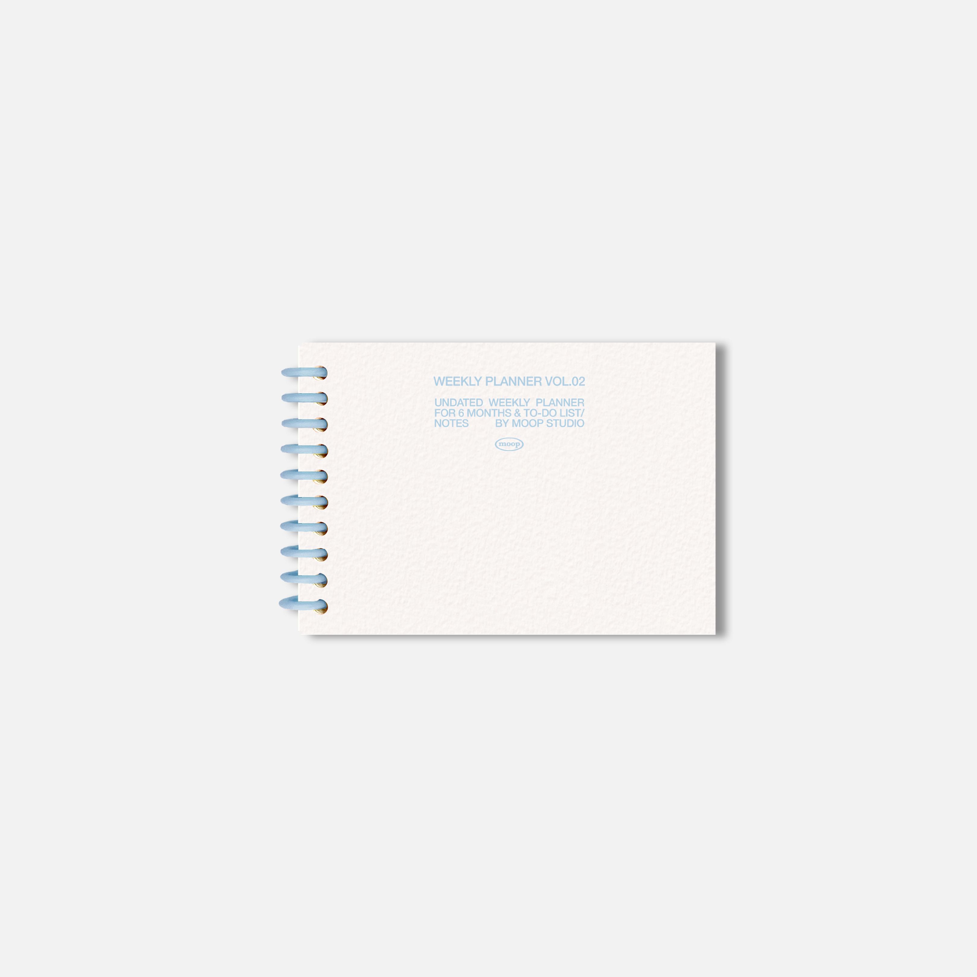 moop weekly planner vol.02 | white