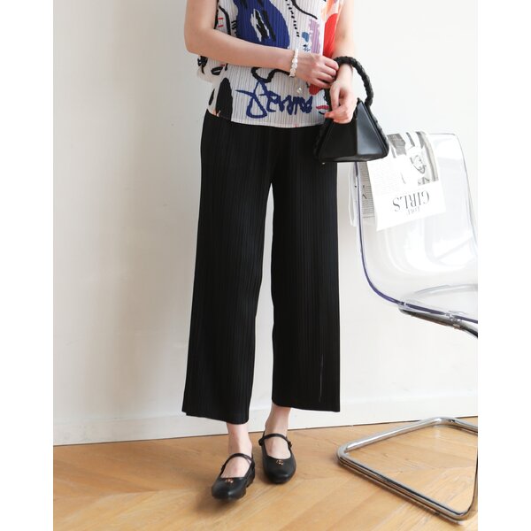 ยาว 35.5นิ้ว!! 2MUAY BASIC รุ่น GJO7171 กางผู้หญิง กางเกงพลีทคุณภาพ STRAIGHT PLEATED PANTS 16สี F...