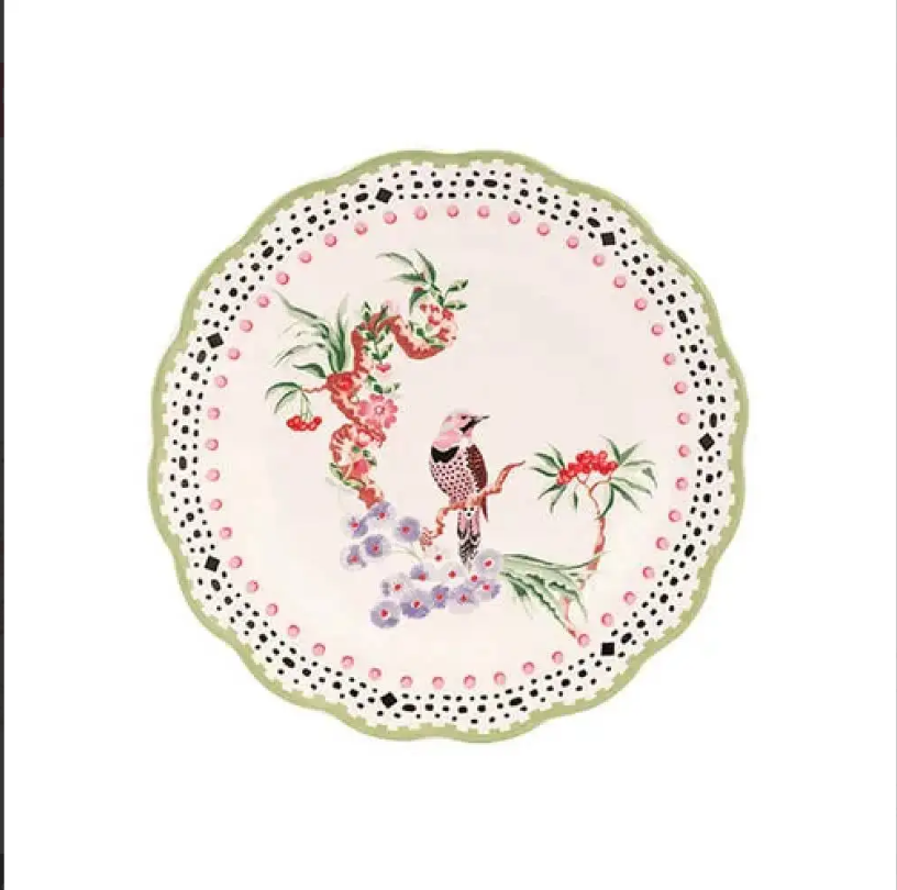 CK SPRING BIRDS SIDE PLATE (1ใบ)