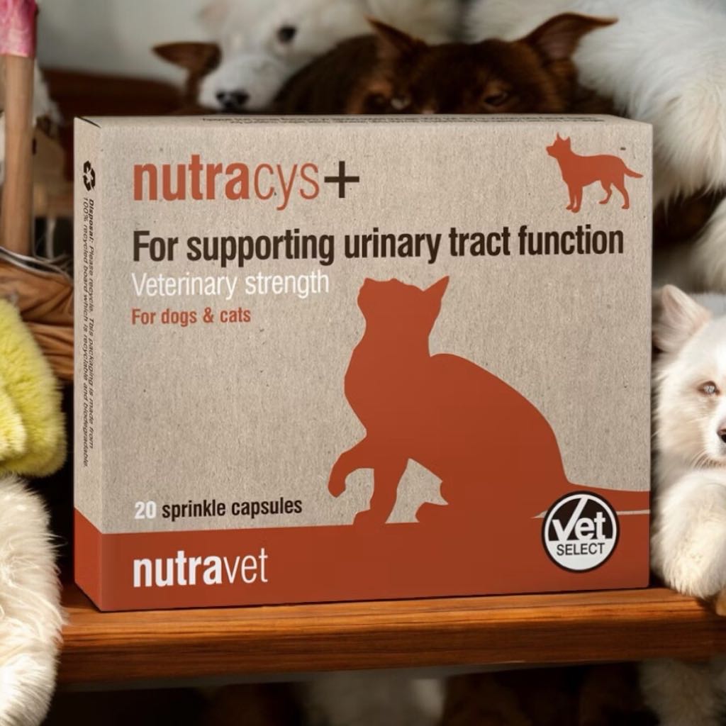 Nutracys+ อาหารเสริมดูแลระบบทางเดินปัสสาวะ สำหรับสุนัขและแมว   บรรจุ 20 เม็ด
