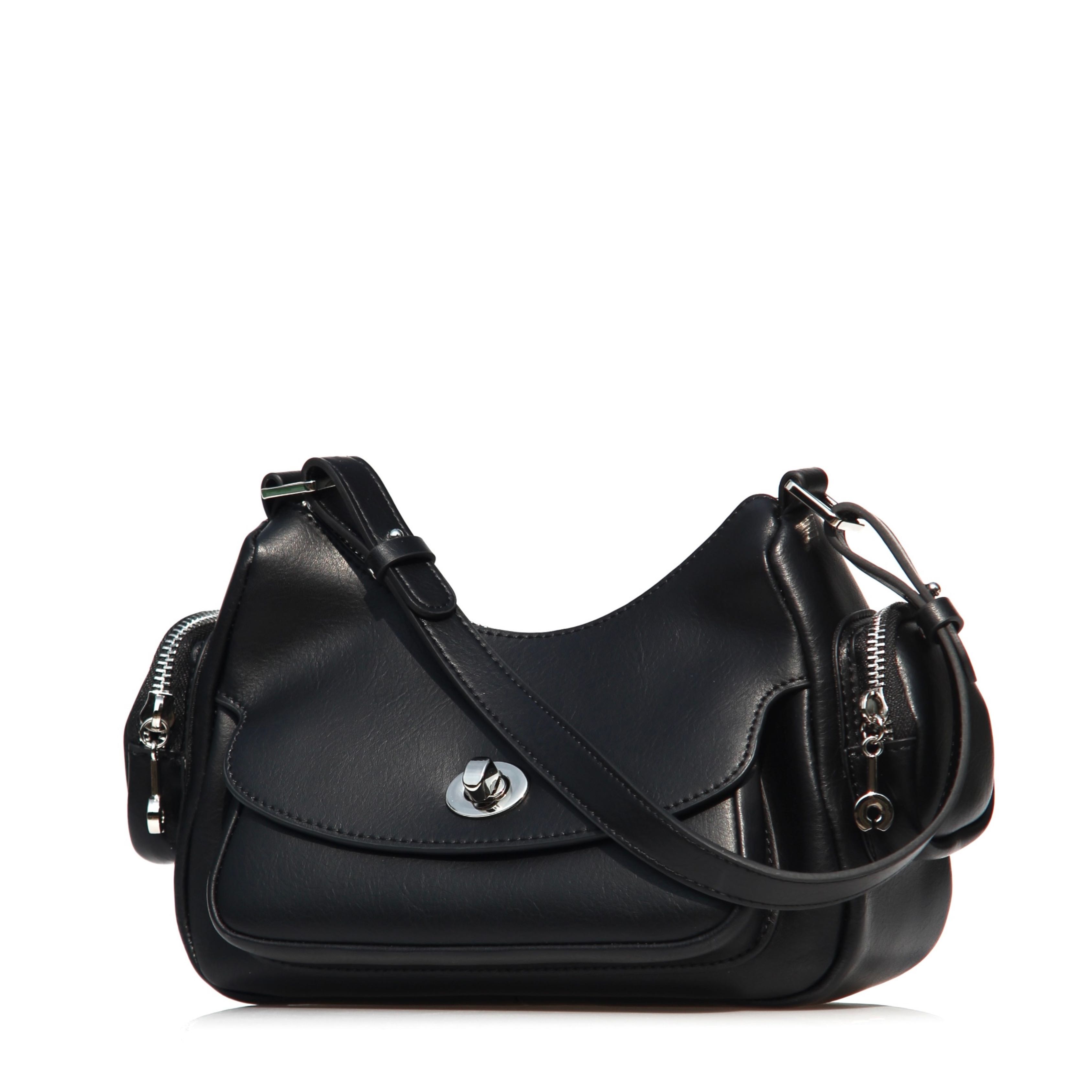Stella Collection - Black - Genuine Leather