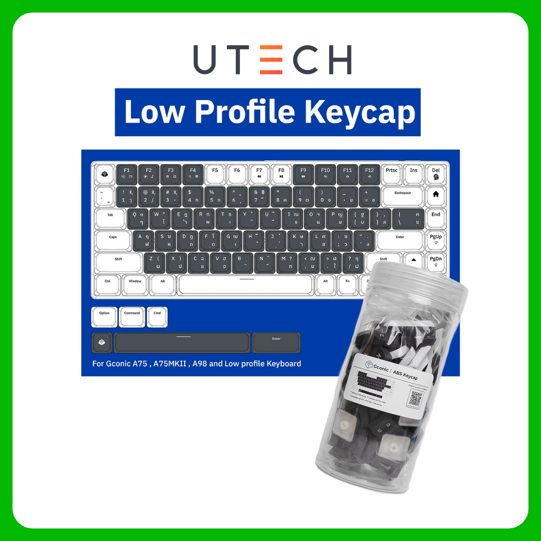 คีย์แคป Gconic A75 MK II Keycap Set Low-Profile