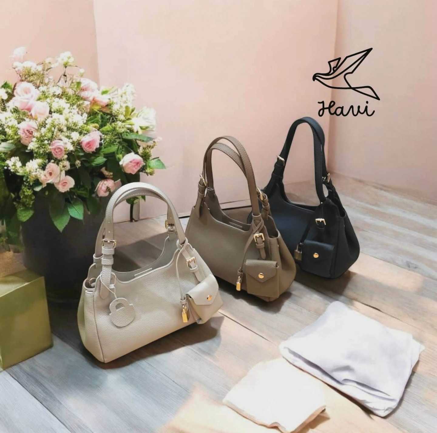 🌟🌟 HAVI 🌟🌟 กระเป๋าหนังวัวแท้ 100% งานแฮนด์เมด เกรดพรีเมี่ยม🪡🧵