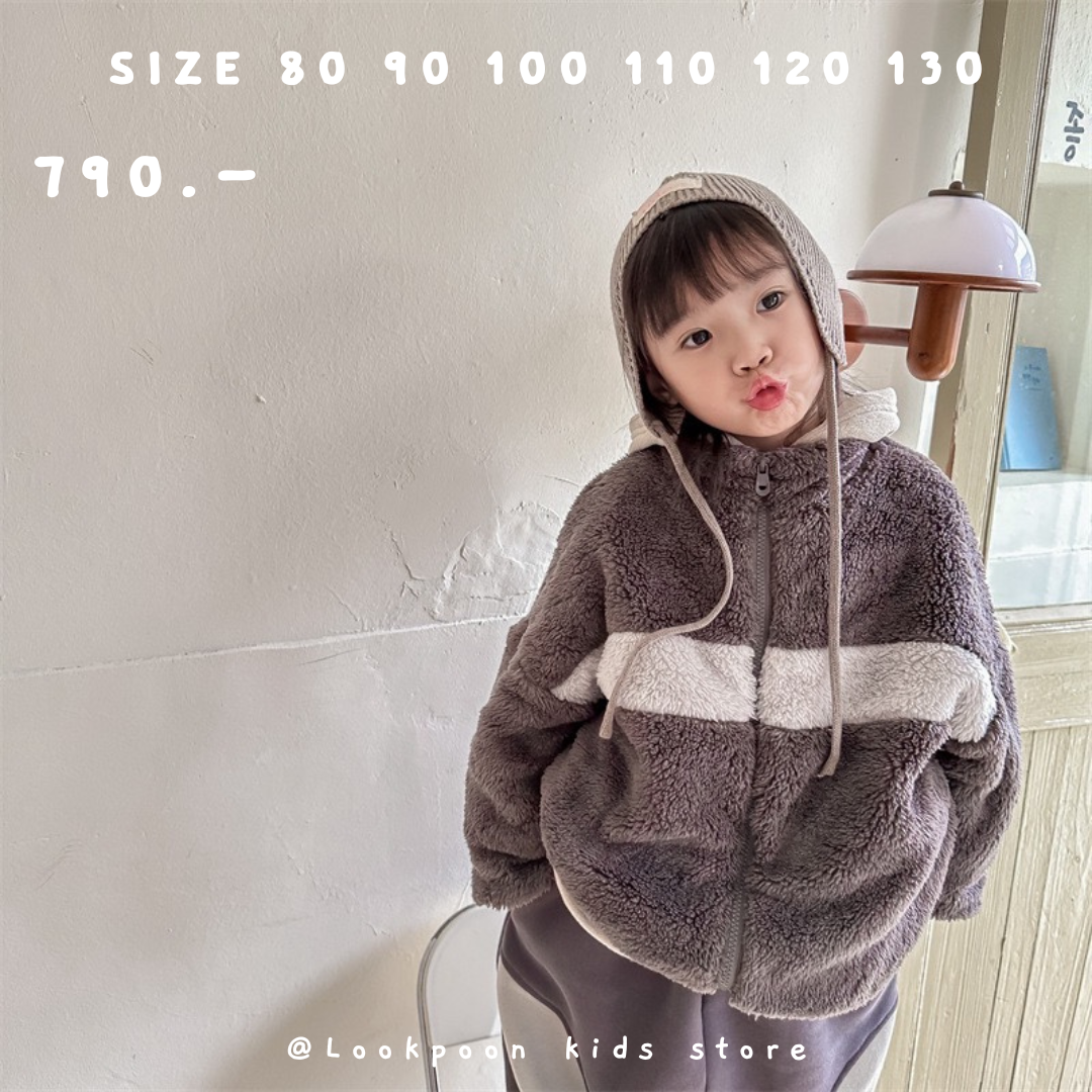 Winter❄️Fleece Padded Warm Jacket เสื้อกันหนาวบุขนผ้าฟลีซ