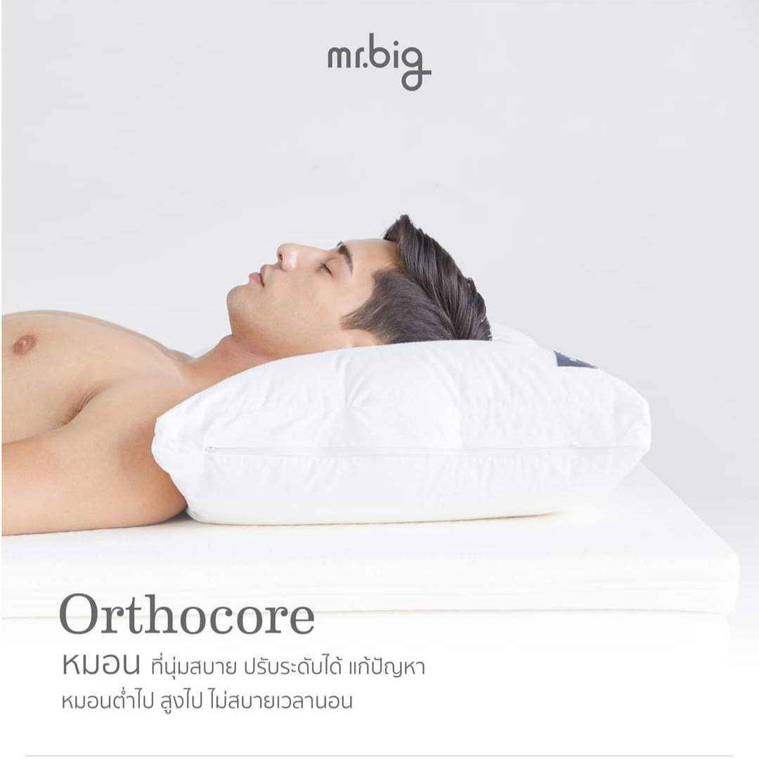 mr.big Orthocore Pillow : หมอนเส้นใยปรับระดับได้