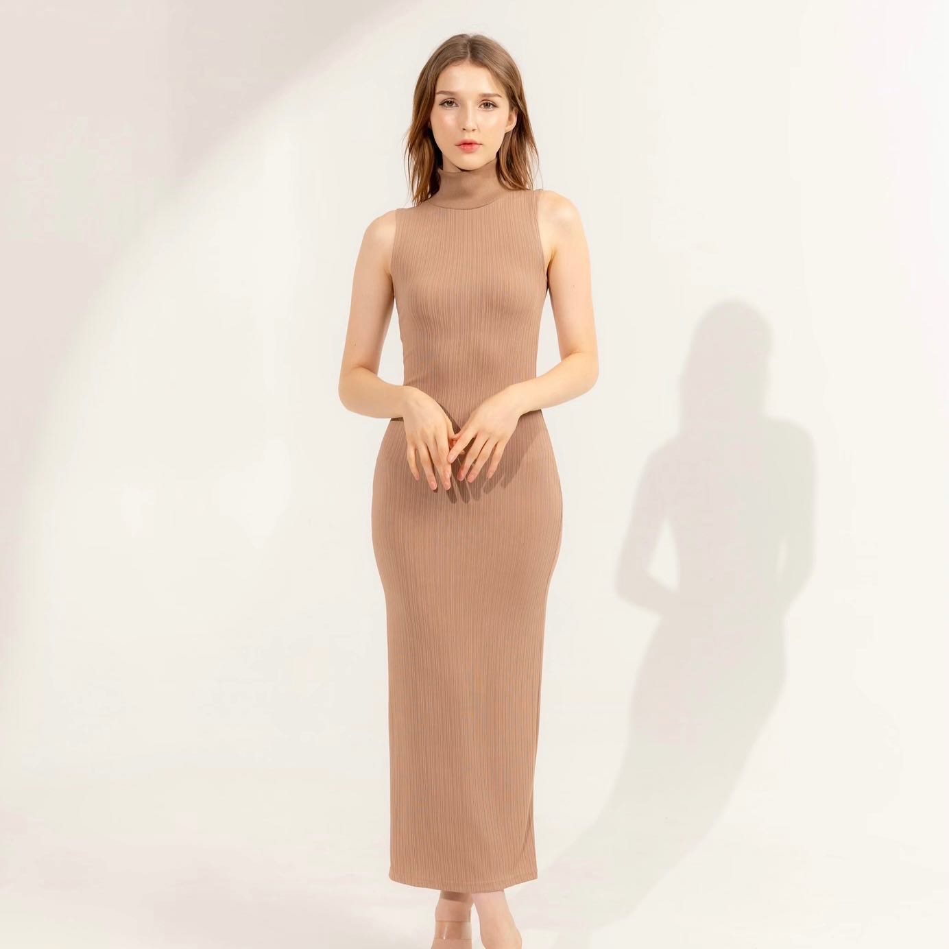Valentina Dress - Beige