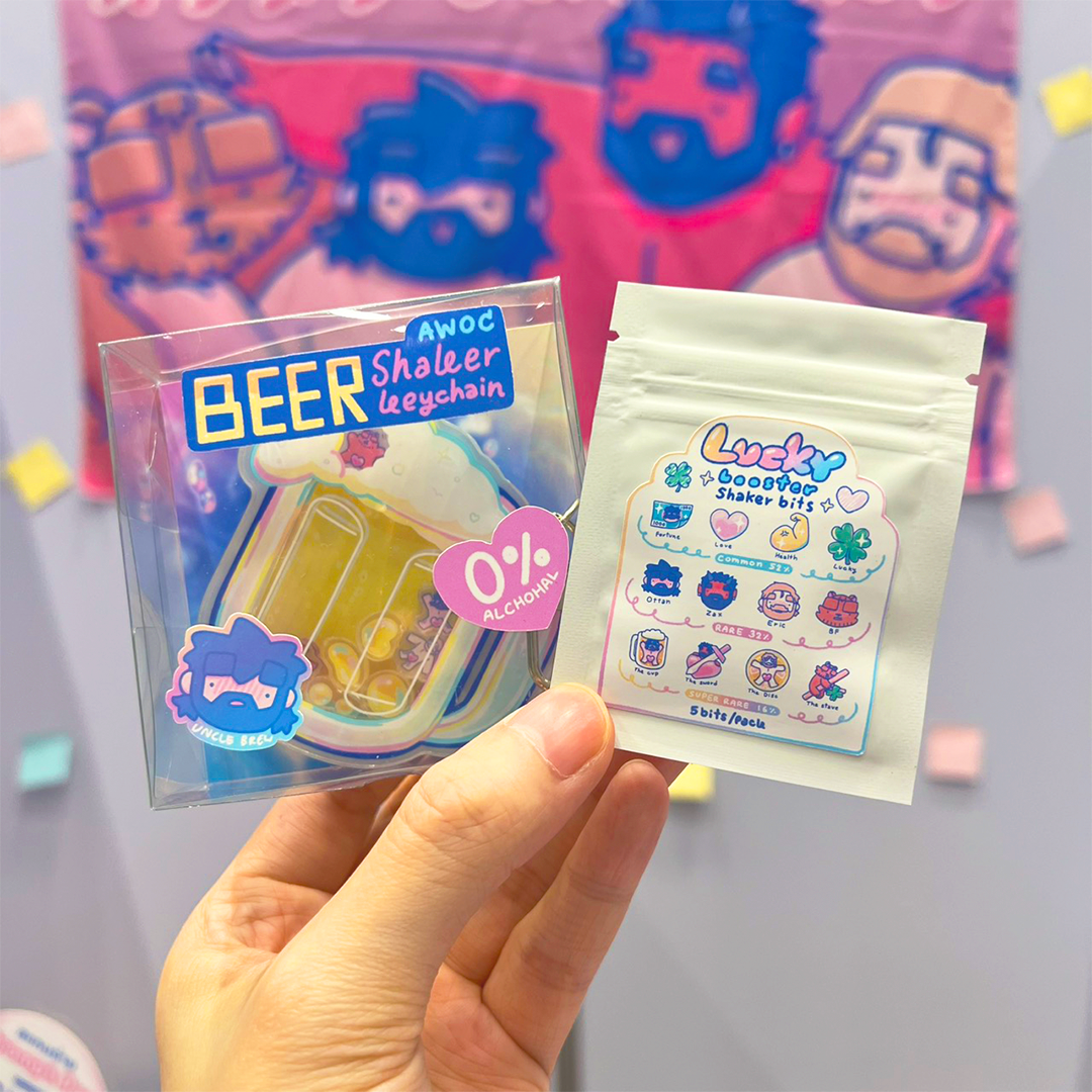 AWOC Beer shaker + Lucky booster set