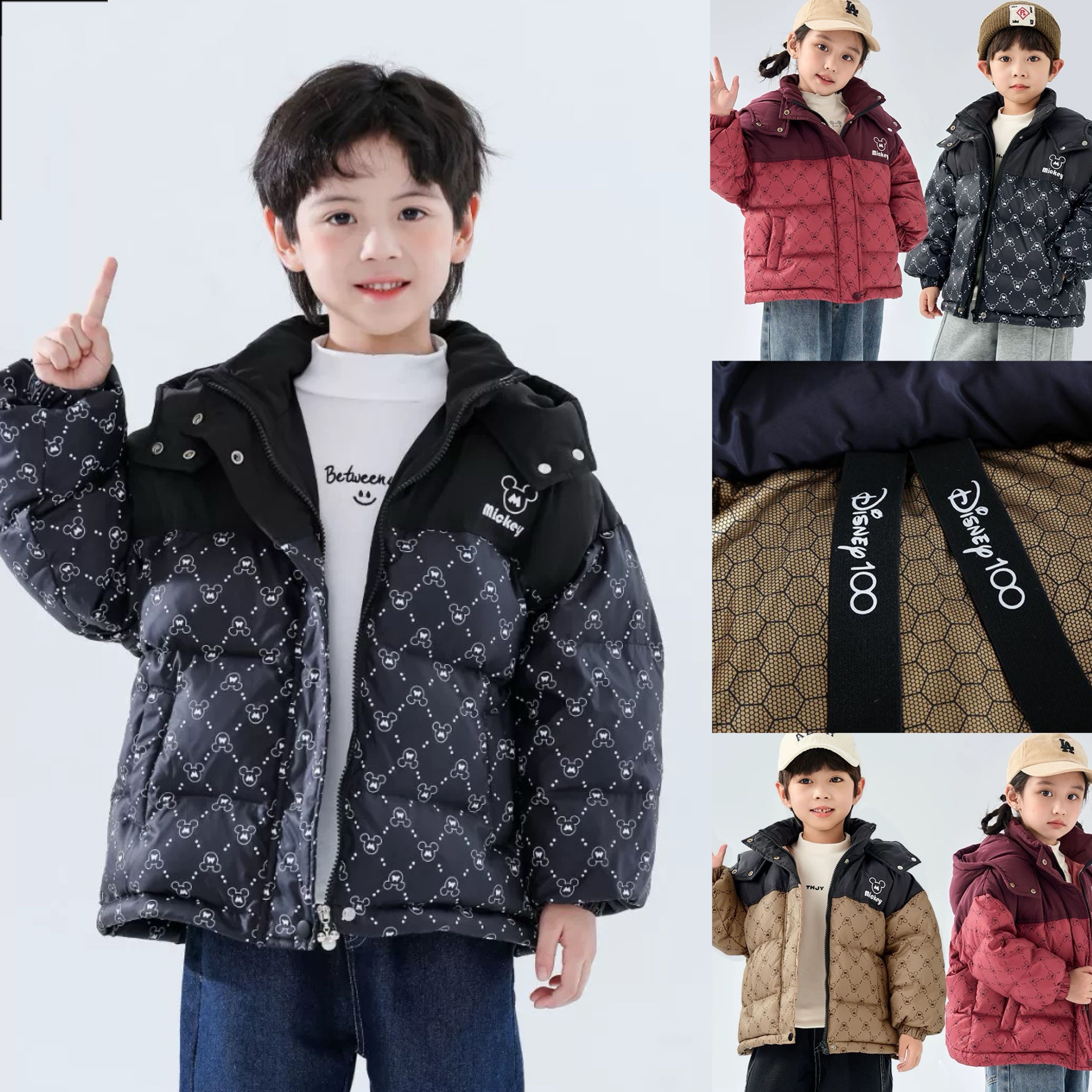 Preorder12-15วัน-(ขนเป็ดแท้) ใส่ติดลบได้ เล่นหิมะได้ /Sz90-160cm