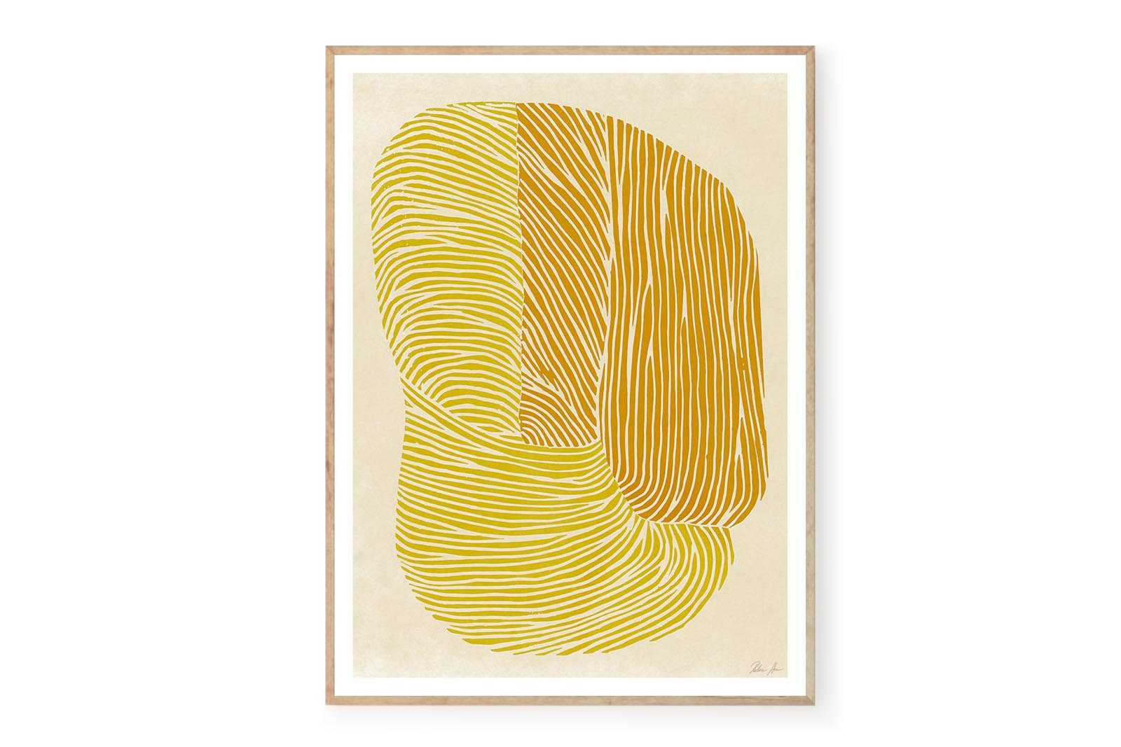 Yellow Reef BY REBECCA HEIN (SIZE 70 x 100 cm.)