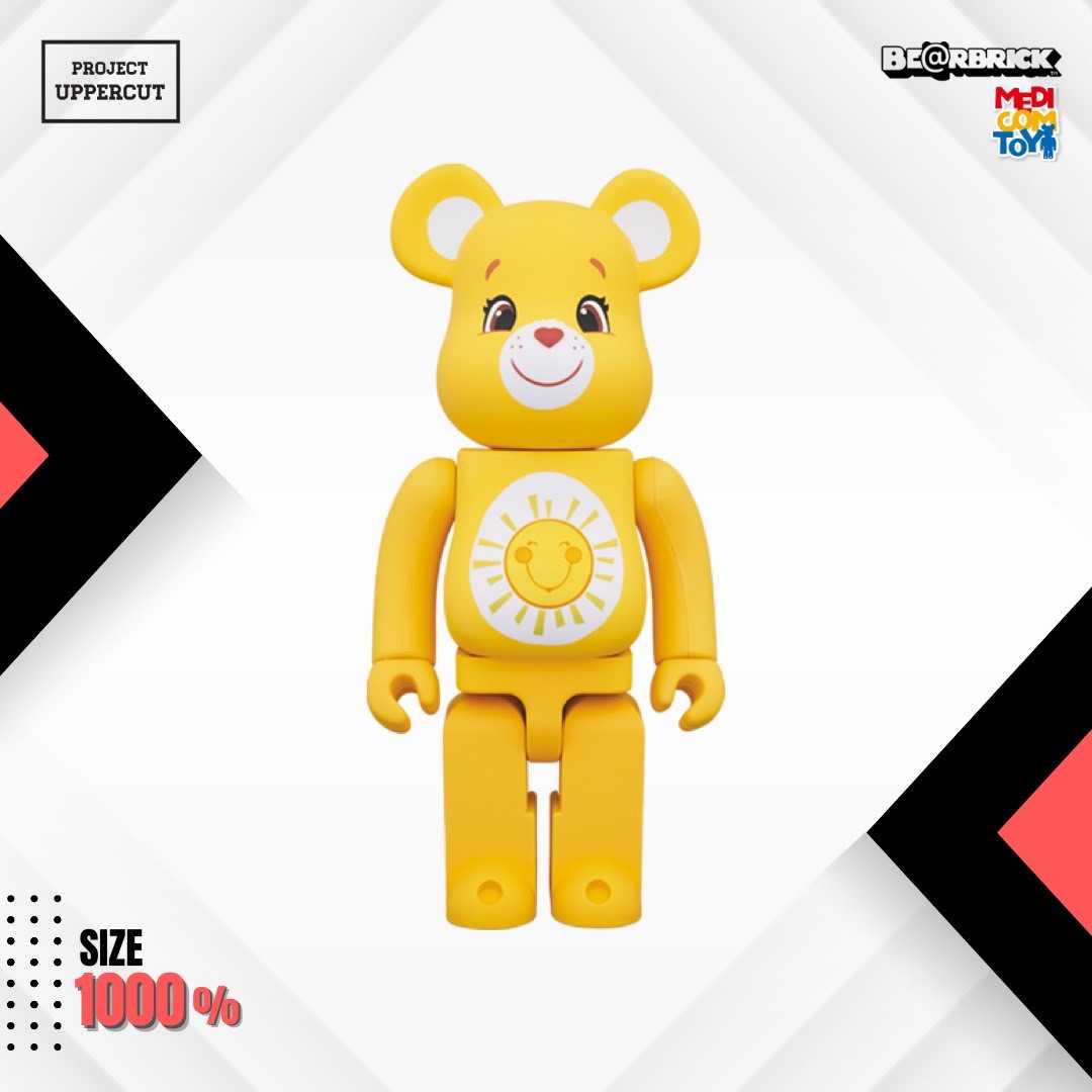 BE@RBRICK 1000% CARE BEARS : Funshine Bear [New]