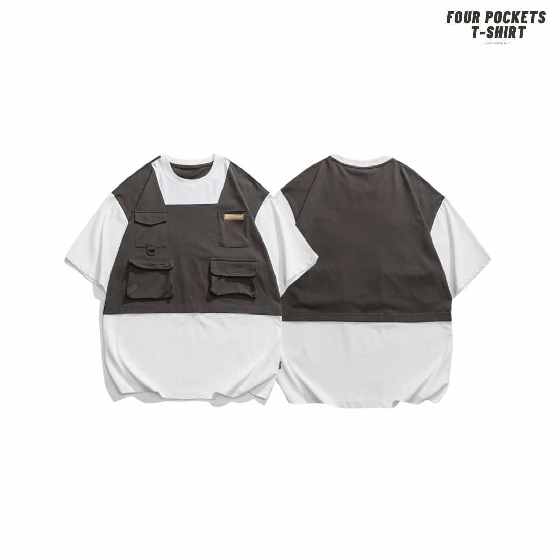 (พร้อมส่ง) Jeera168 | Four Pocket  T - Shirt