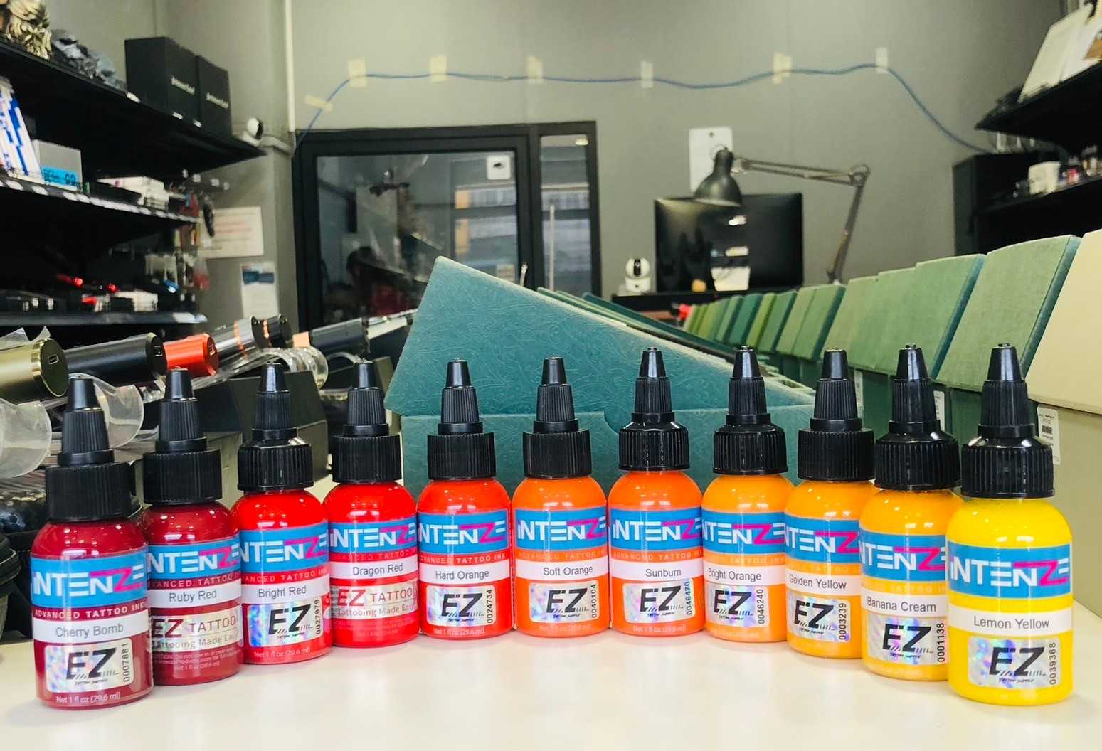 Intenze Color Tattoo Ink 1oz Red / Orange /  Yellow