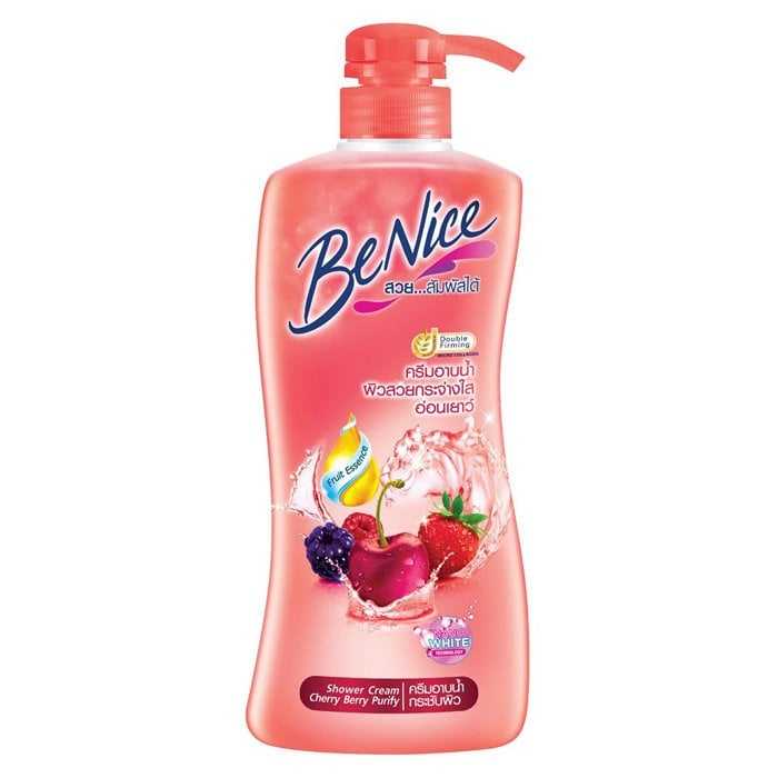 บีไนซ์ ครีมอาบน้ำ Cherry Berry Purify สีแดง 400มล. 8851989080383 (01) ลดถึง20/07/68