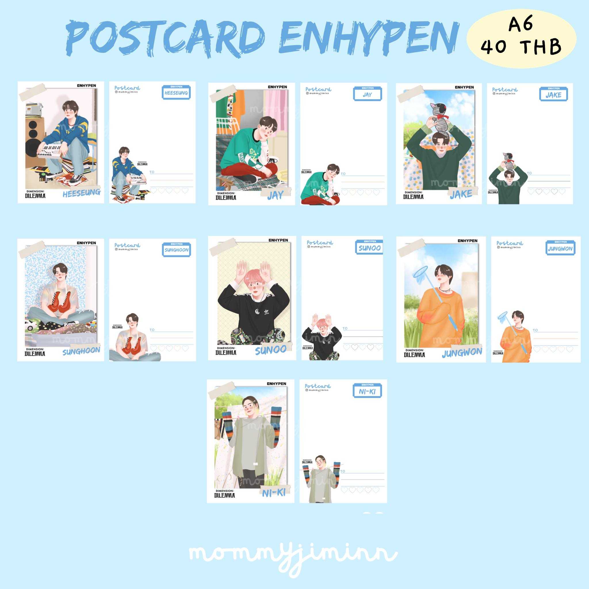 Postcard Enhypen Dimension:Dilemma by mommyjiminn