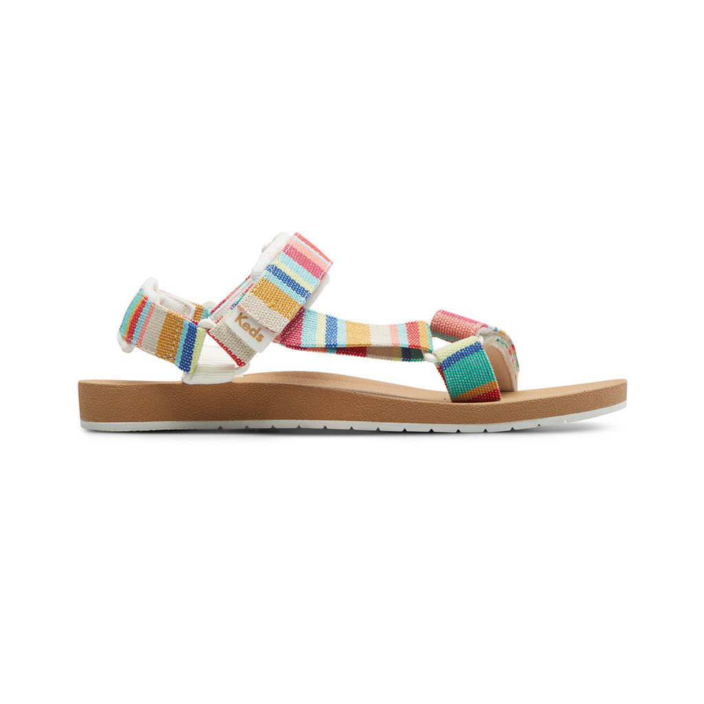 Keds รุ่น Trio Ef รองเท้าแตะรัดส้น ผู้หญิง สี Pink/Multi - WF67012