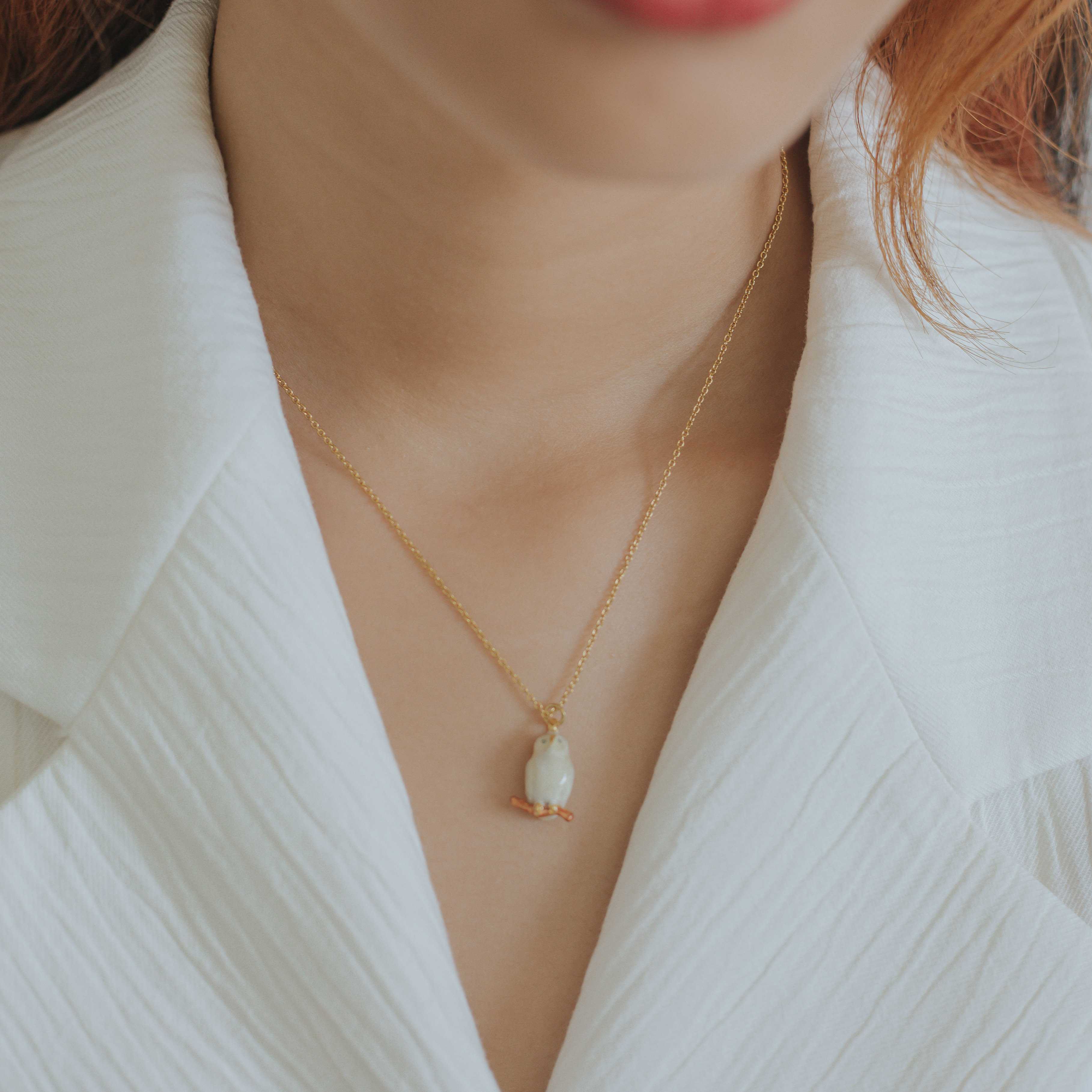 Necklace /สร้อยคอจี้รูปนกฮูกแฮร์รี่พอร์ตเตอร์