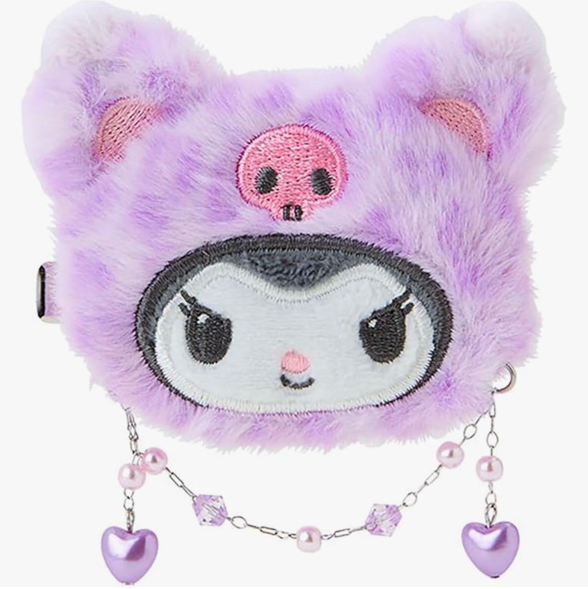 Sanrio  G-Bear  Face-Shaped Hair Clip, Hello Kitty / Kuromi