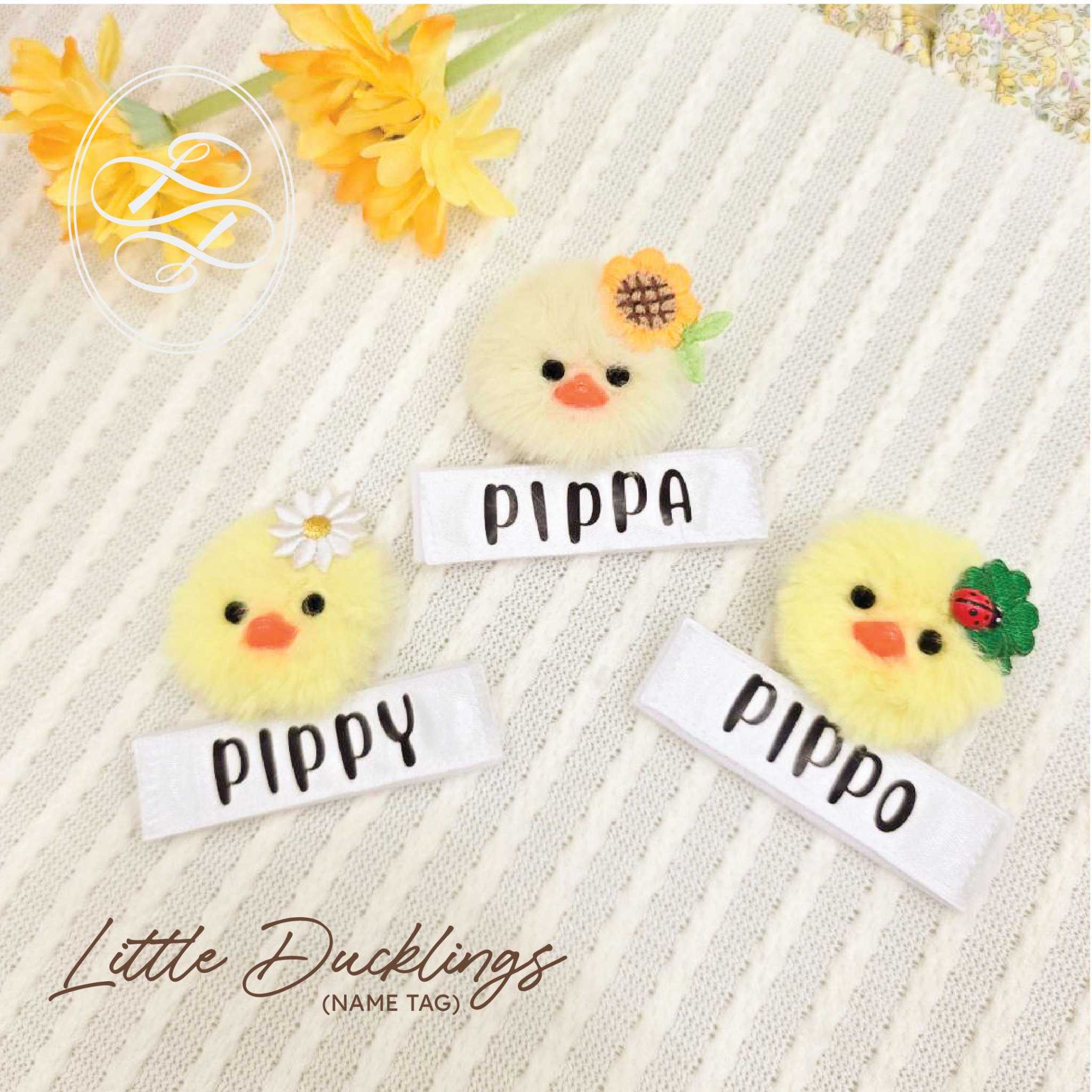 Little Ducklings (Name Tag)