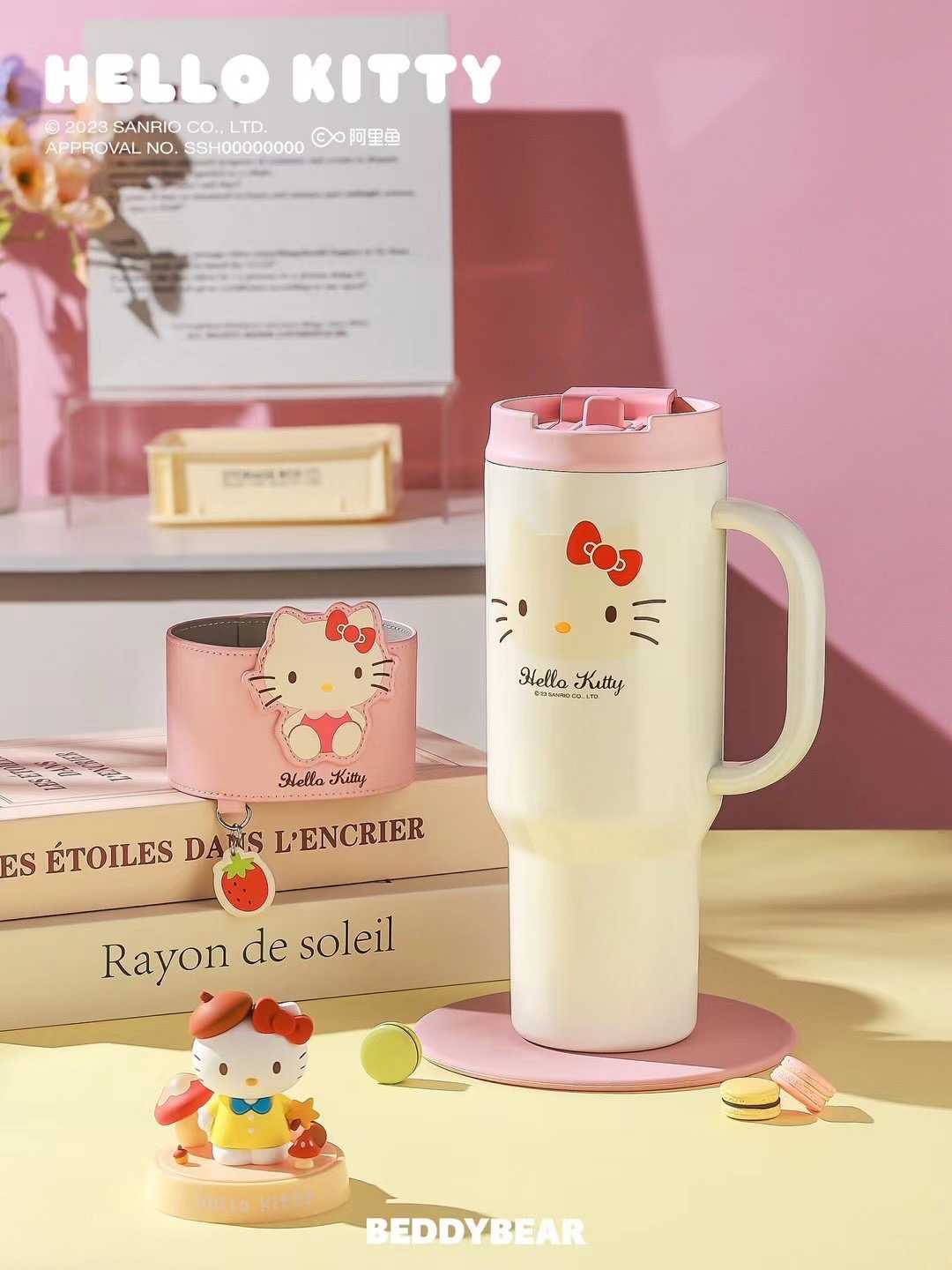 BeddyBearXKitty กระติกน้ำสูญญากาศ 2IN1 เก็บอุณหภูมิ ร้อน/เย็น BBA015-002KT 1.2 ลิตร 1200 ml.