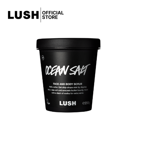 LUSH OCEAN SALT SELF-PRESERVING FACE AND BODY SCRUB สครับเกลือ สคับสด สครับผิวหน้าและผิวกาย