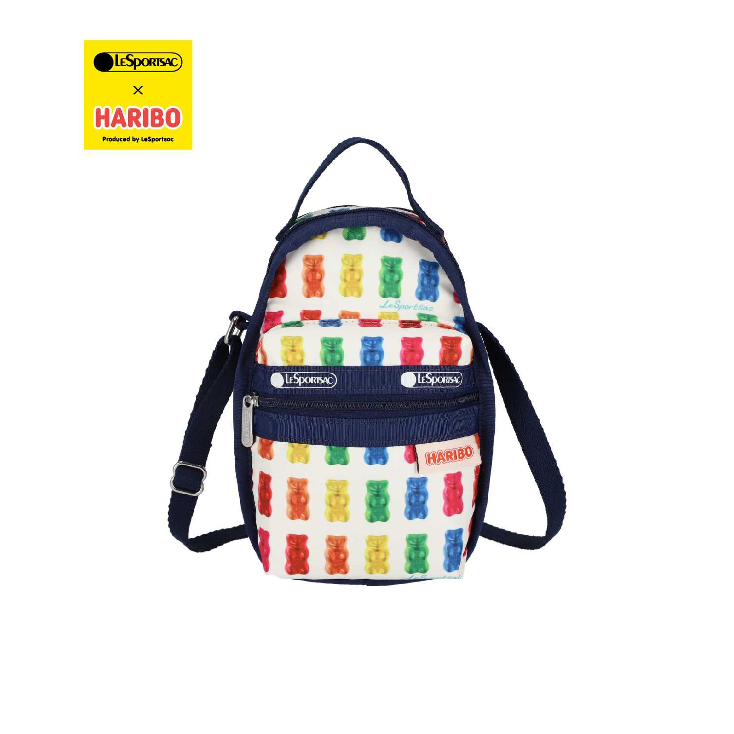 Lesportsac Micro Shoulder Bag กระเป๋าสะพายข้างใบเล็กมินิ Style 3917 LeSportsac x HARIBO