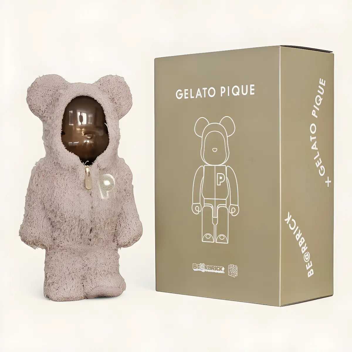 BE@RBRICK Gelato Pique Beige 400%