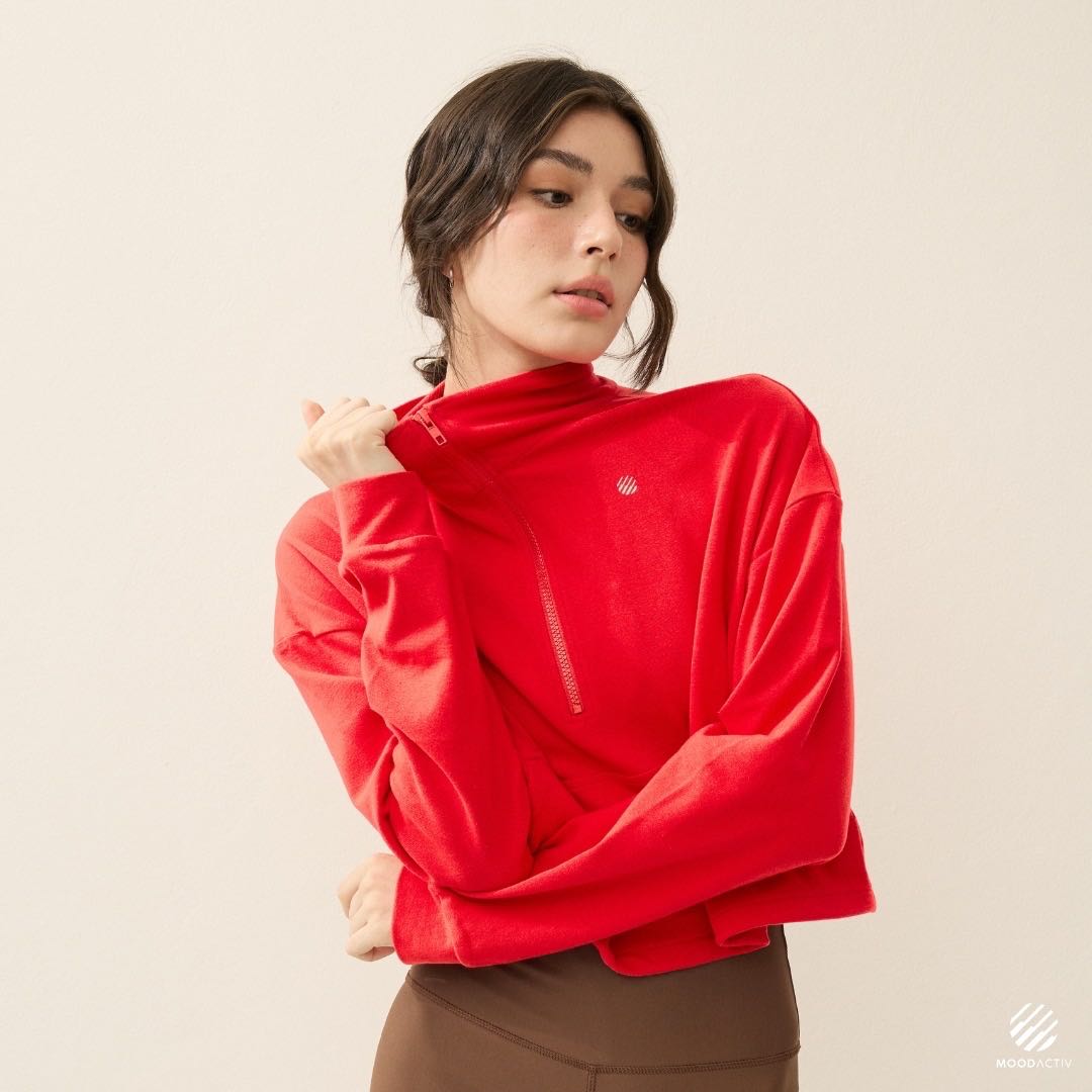(LIMITED) WOMEN CROPPED PULLOVER