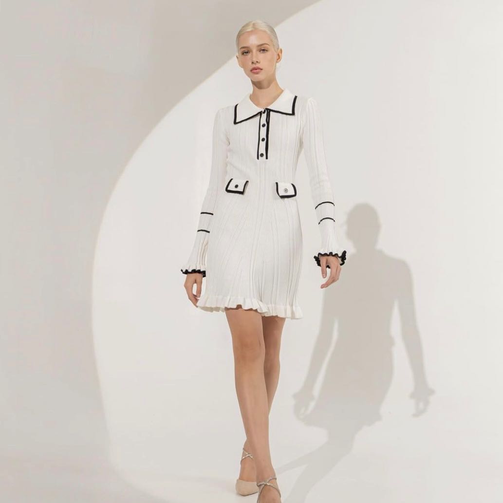 Antonela Mini Dress - White