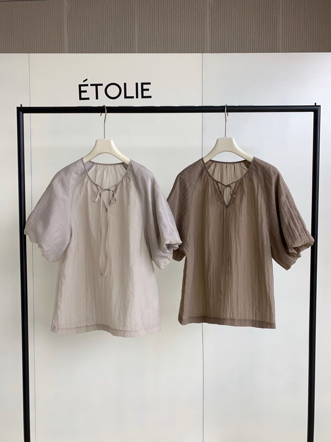 พร้อมส่ง  DT ÉTOLIE Tie Mood Shirt