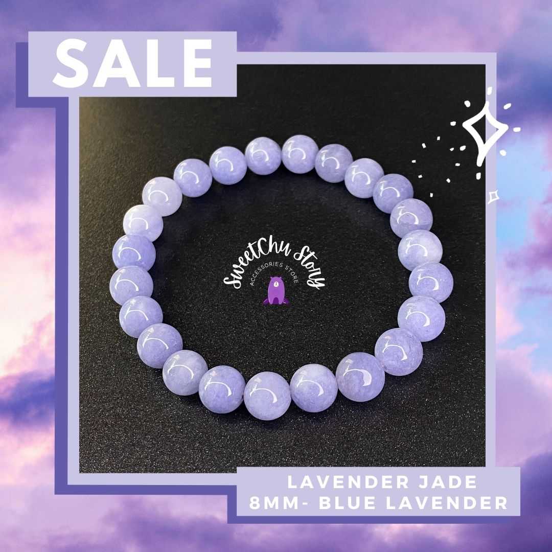 💜 𝗟𝗮𝘃𝗮𝗻𝗱𝗲𝗿 𝗝𝗮𝗱𝗲𝗶𝘁𝗲 💜 Blue Lavender 8MM 💜