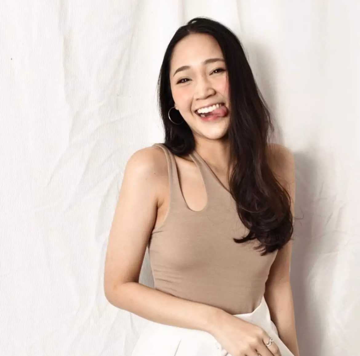 Seoul tank top in Nude