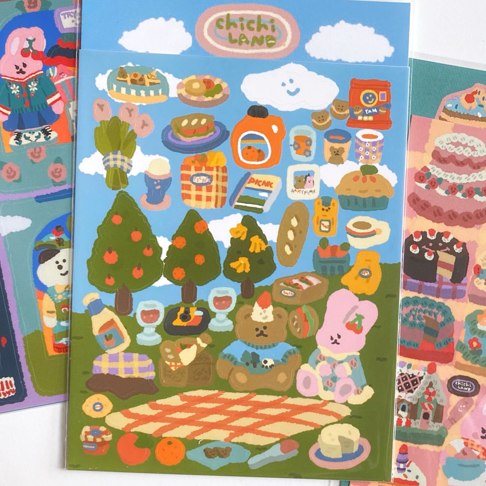 Chichiland sticker (3 types)
