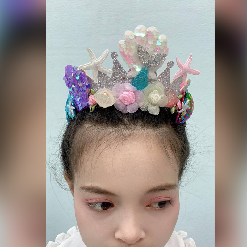 🧜‍♀️ เมอร์เมท มงกุฏนางเงือก เลื่อมเงาสุดสวยอลังการ 🧜‍♀️