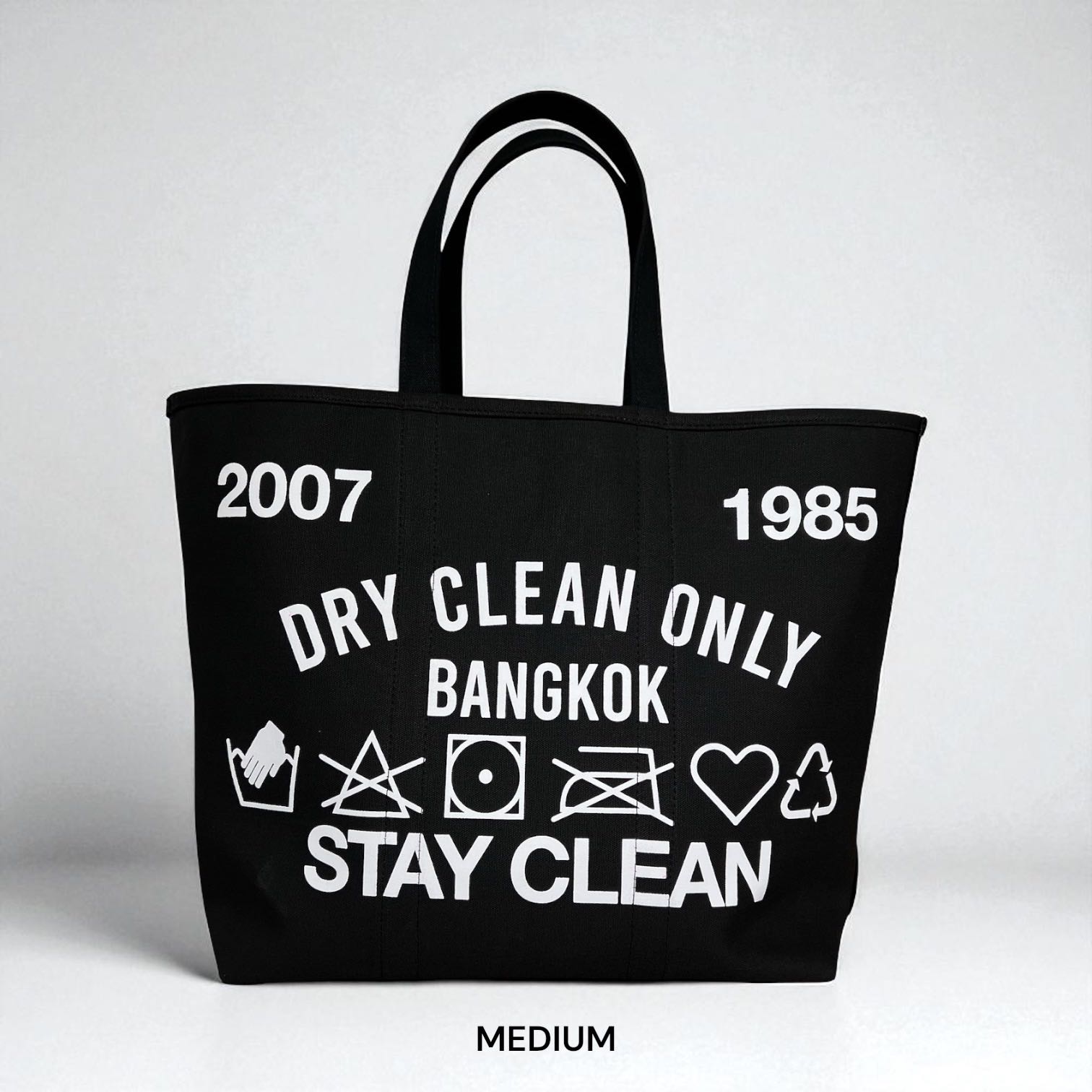 Black Tote Bag ( Medium )