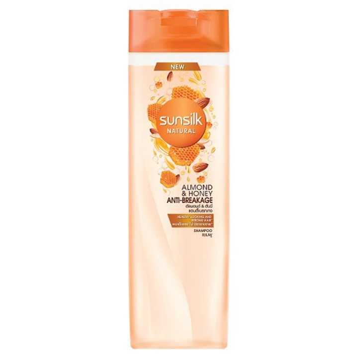 [Unilever] ซันซิล เนเชอรัล แชมพู อัลมอนด์แอนด์ฮันนี่ แอนตี้เบรกเกจ ขนาด 380 มล.