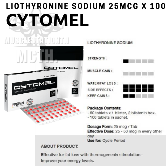 Cytomel T3 Bodytech (25mcg×100t)