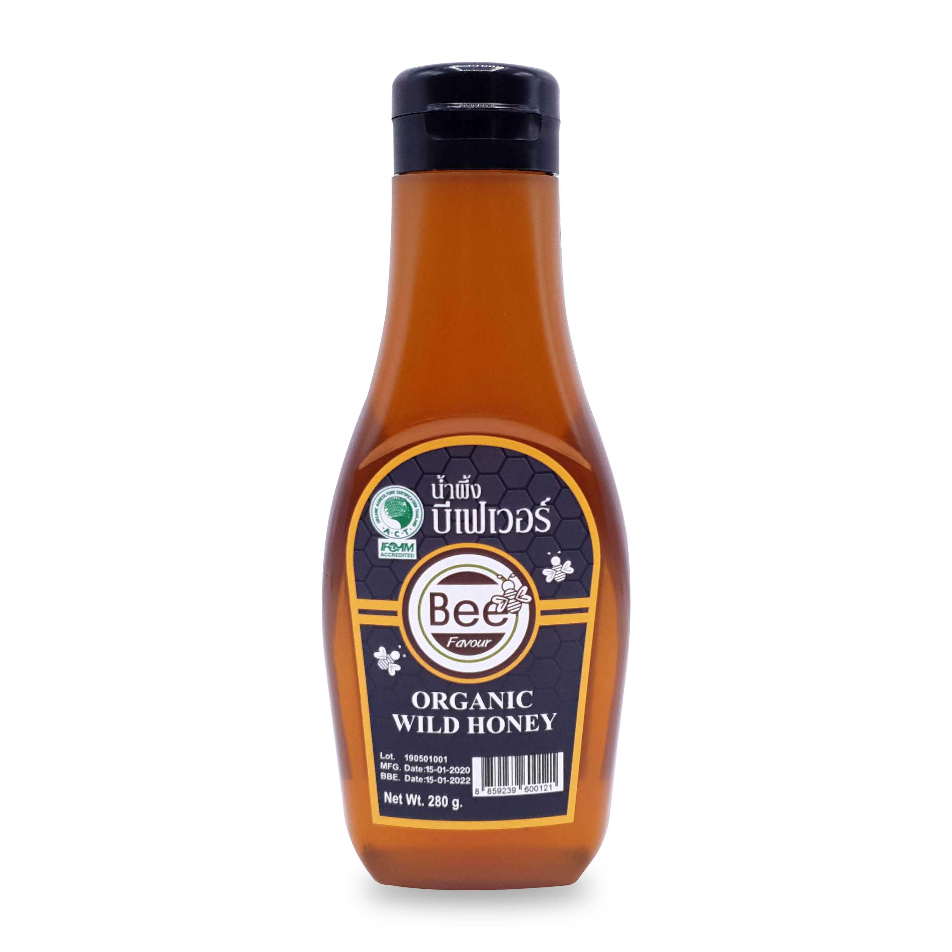 น้ำผึ้งป่าออแกนิค (Organic Wild Honey) BBF 01/09/2026