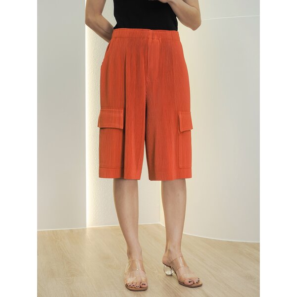 CLEARANCE SALE!! UNISEX ยาว 24นิ้ว 2MUAY รุ่น GM0775 กางเกงอัดพลีท THICK SHORT CARGO PLEATED PANT...